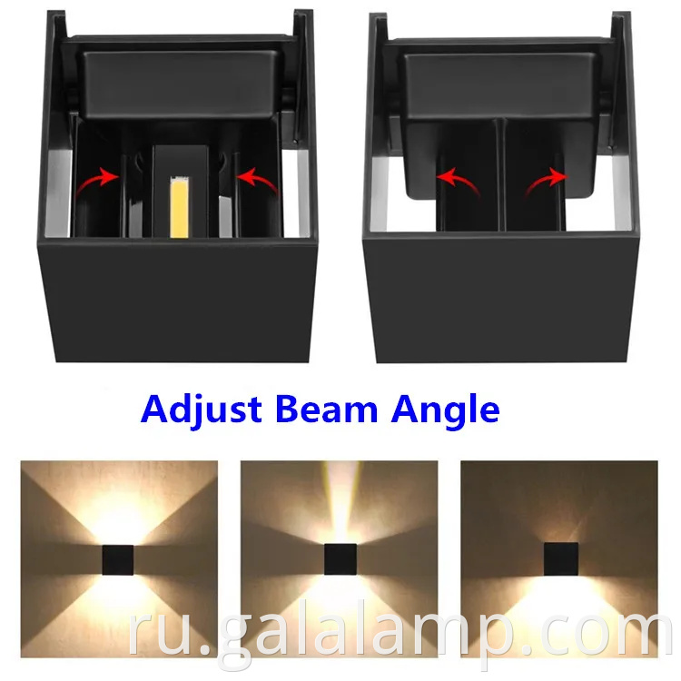 Беспроводная наружная стена с технологией датчика движения